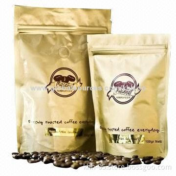 Coffee Pouch with Side Gusset and One-way Degassing Valve
